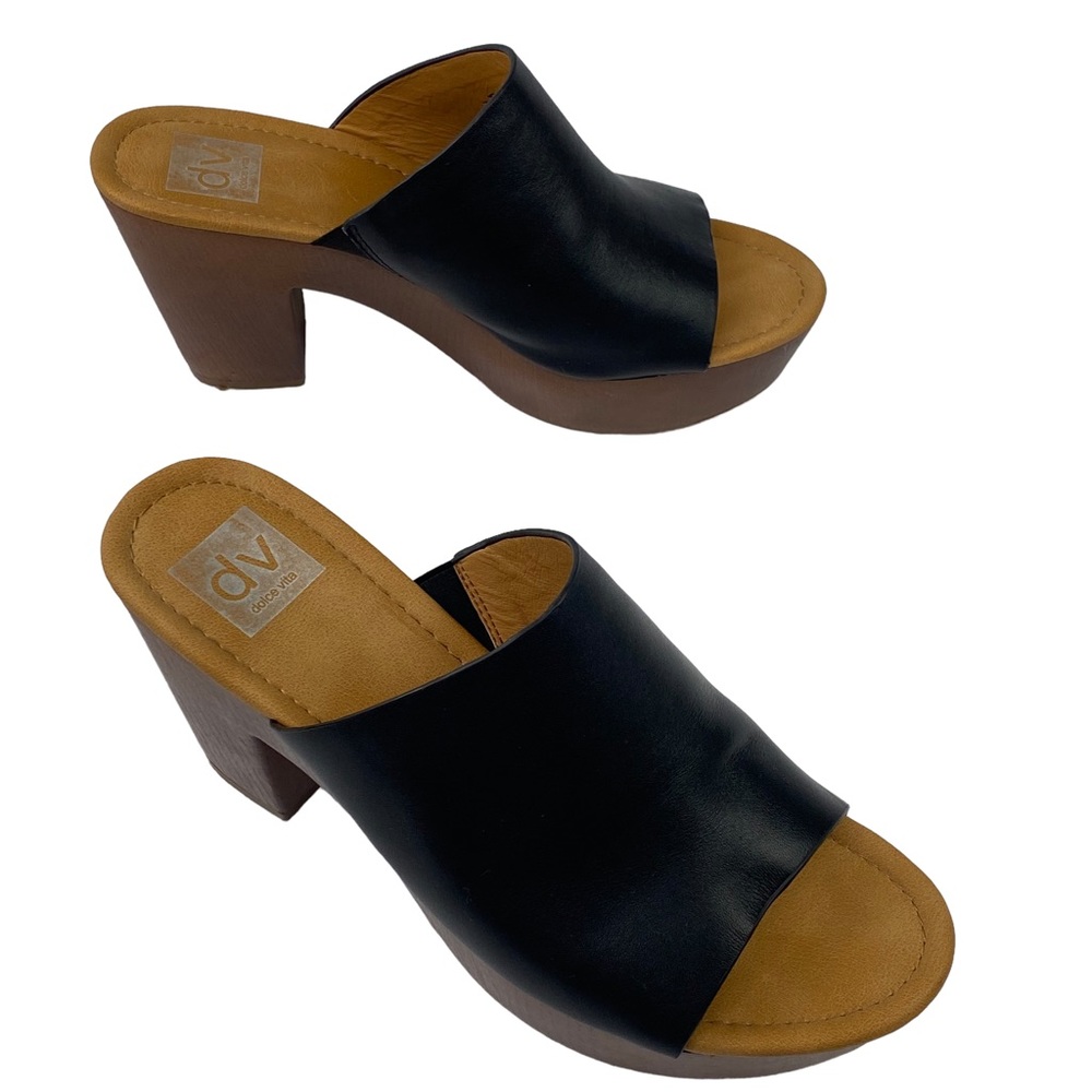 Dolce Vita Henna Mules- Black; 8.5